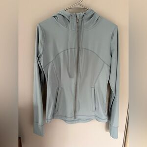 Love Tree Light Blue Hooded Zip-Up Jacket